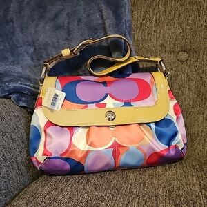 NEW Coach Multicolor Bag NWT